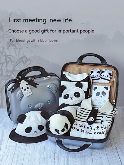 Conjunto de Ropa para Bebé Panda Algodón Puro Cuatro Estaciones - Image 17