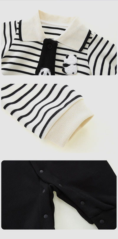 Conjunto de Ropa para Bebé Panda Algodón Puro Cuatro Estaciones - Image 20