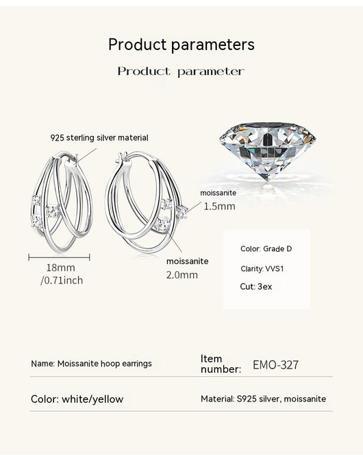 Aretes de Diamante Elegantes para Niña - Diseño Versátil - Image 11