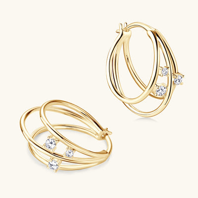Aretes de Diamante Elegantes para Niña - Diseño Versátil - Image 14