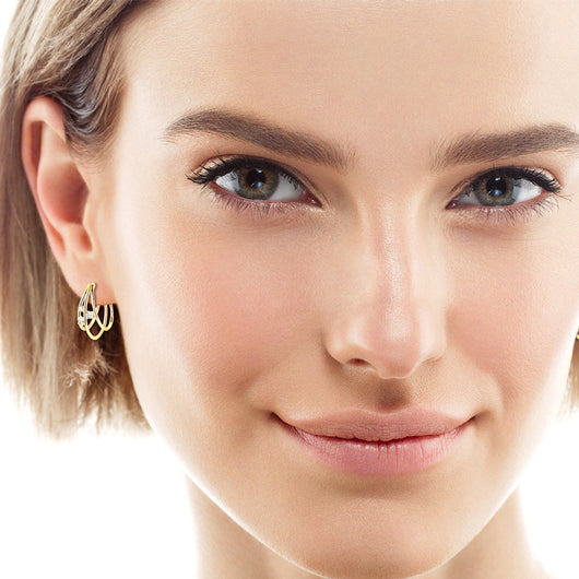 Aretes de Diamante Elegantes para Niña - Diseño Versátil - Image 15