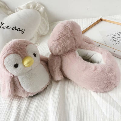 Pantuflas Pingüino Familiares - Botas de Algodón Cálidas para Casa - Image 13