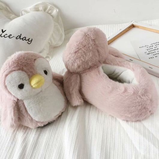 Pantuflas Pingüino Familiares - Botas de Algodón Cálidas para Casa - Image 13