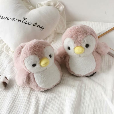 Pantuflas Pingüino Familiares - Botas de Algodón Cálidas para Casa - Image 15