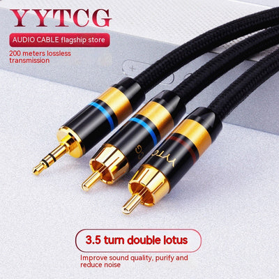 Cable de Audio 3.5mm a 2 RCA para Computadora - Image 7