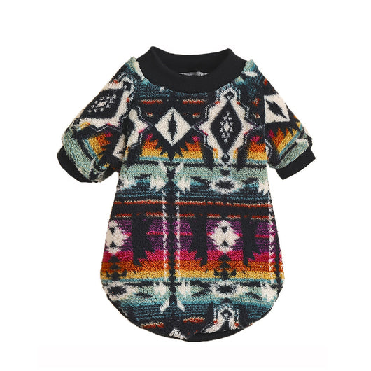 Suéter Étnico Acolchado para Mascotas - Ropa para Perros y Gatos - Image 13