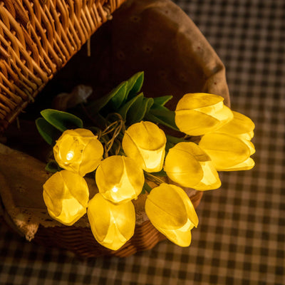 Ramo de Novia Tulipanes con Luces LED Simuladas - Image 12