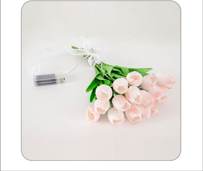 Ramo de Novia Tulipanes con Luces LED Simuladas - Image 16