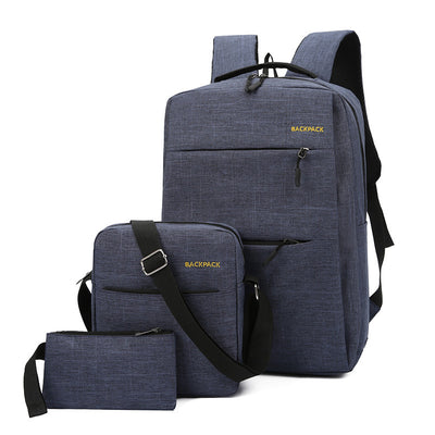 Set de 3 Mochilas Ejecutivas con Carga USB - Diseño Moderno para Profesionales - Image 9