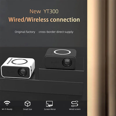 Proyector Portátil Mini YT300 Full HD 1080P - Cine en Casa Inalámbrico - Image 9