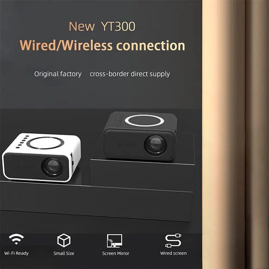 Proyector Portátil Mini YT300 Full HD 1080P - Cine en Casa Inalámbrico - Image 9