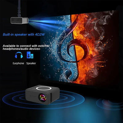 Proyector Portátil Mini YT300 Full HD 1080P - Cine en Casa Inalámbrico - Image 25