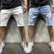 Pantalones Skinny Rotos para Hombre Cintura Media