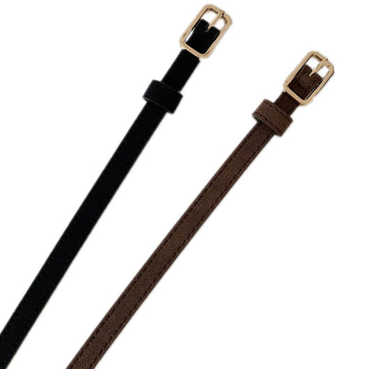 Cinturón Retro Delgado Negro para Mujer - Diseño Minimalista - Image 15