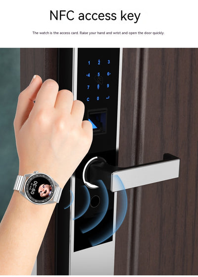 Reloj Inteligente GT3pro con Llamadas Bluetooth, NFC y Monitor de Frecuencia Cardíaca - Image 11