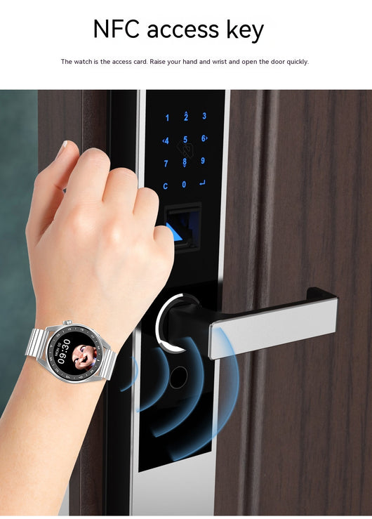 Reloj Inteligente GT3pro con Llamadas Bluetooth, NFC y Monitor de Frecuencia Cardíaca - Image 11