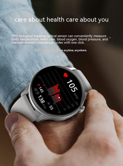 Reloj Inteligente Deportivo con NFC, Llamadas Bluetooth y Monitor de Presión Arterial - Image 7