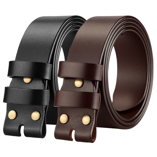 Cinturón de Cuero Genuino para Hombre con Hebilla de Pasador - Image 14
