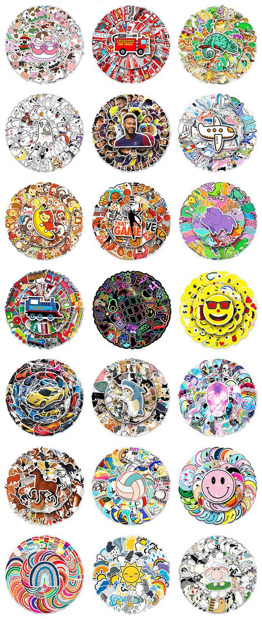 50 unique cute raccoon stickers in various cartoon styles, including raccoons with party hats, wreaths, and holding items. - Image 14