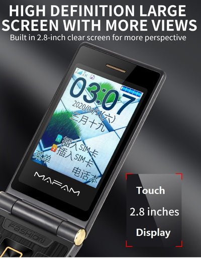 Teléfono Móvil Dual Pantalla para Adultos Mayores con Conectividad Total - Image 11