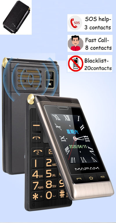 Teléfono Móvil Dual Pantalla para Adultos Mayores con Conectividad Total - Image 18