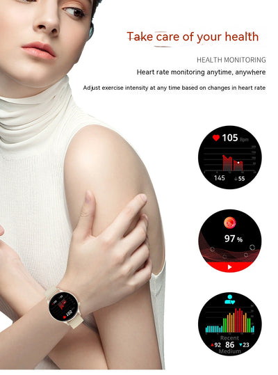 Reloj Inteligente Deportivo para Mujeres con Monitor Cardíaco, NFC y Llamadas Bluetooth - Image 7