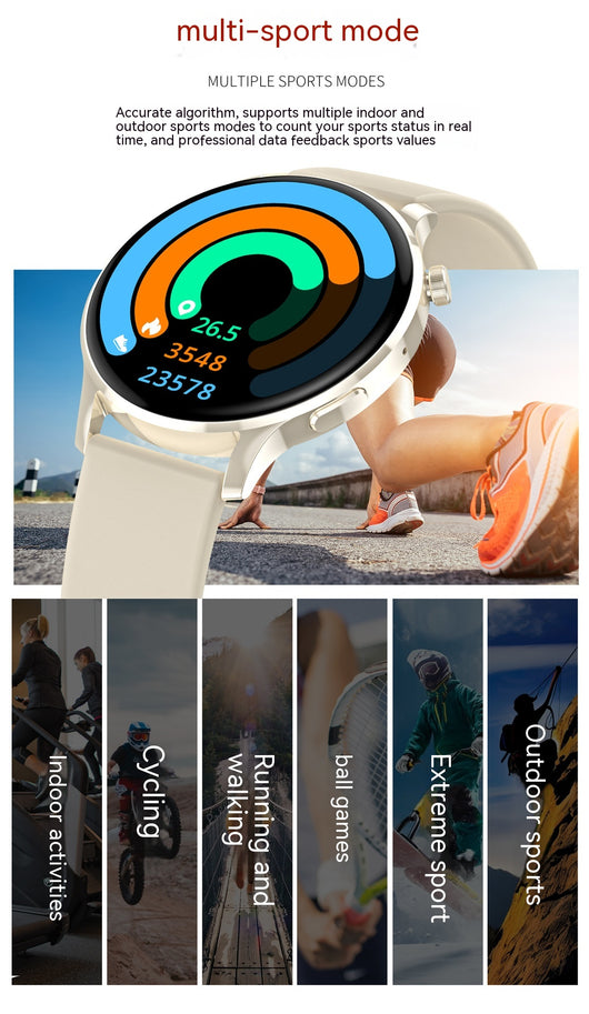 Reloj Inteligente Deportivo para Mujeres con Monitor Cardíaco, NFC y Llamadas Bluetooth - Image 9