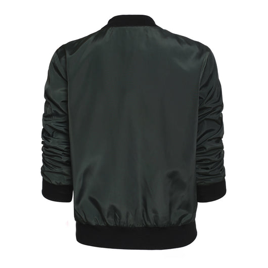 Chaqueta Casual con Cierre de Cremallera y Cuello Vertical - Image 2