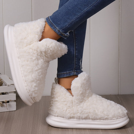 Botas Invernales para Mujer con Plataforma y Forro de Algodón - Image 16