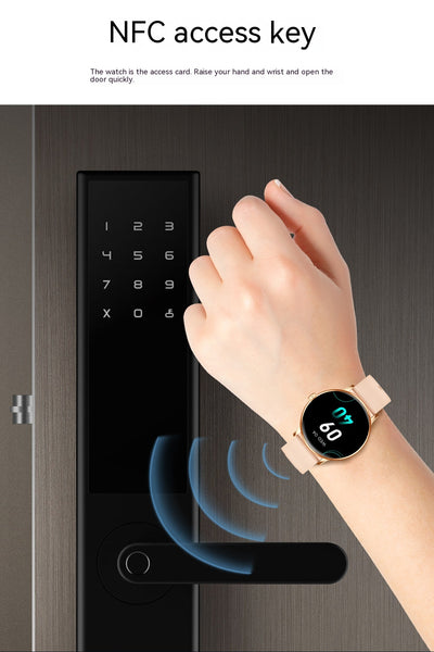 Reloj Inteligente CY500 con Monitor Cardíaco, NFC y Llamadas Bluetooth - Image 10