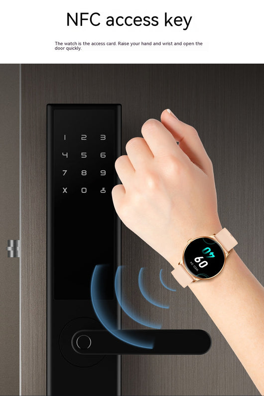 Reloj Inteligente CY500 con Monitor Cardíaco, NFC y Llamadas Bluetooth - Image 10