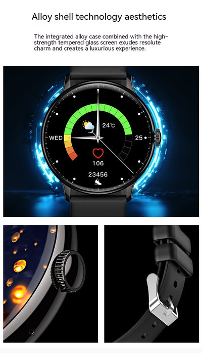 Reloj Inteligente CY500 con Monitor Cardíaco, NFC y Llamadas Bluetooth - Image 12