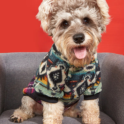 Suéter Étnico Acolchado para Mascotas - Ropa para Perros y Gatos - Image 15