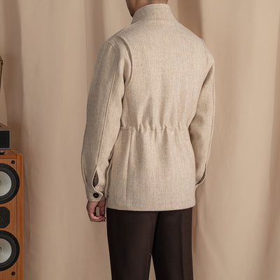 Chaqueta Safari Tweed Retro con Solapa Británica Teda - Image 12