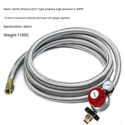 Regulador de Presión Ajustable para Propano con Manómetro Integrado - Image 12
