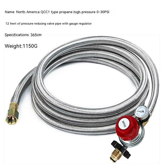 Regulador de Presión Ajustable para Propano con Manómetro Integrado - Image 12