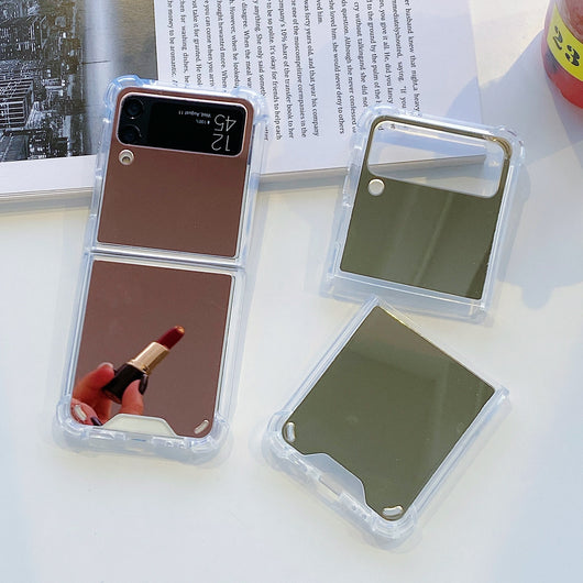 Funda Plegable para Teléfono con Espejo de Acrílico Suave - Image 9