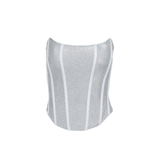 Top Tubular Brillante Reductor con Espalda Bandage - Image 15