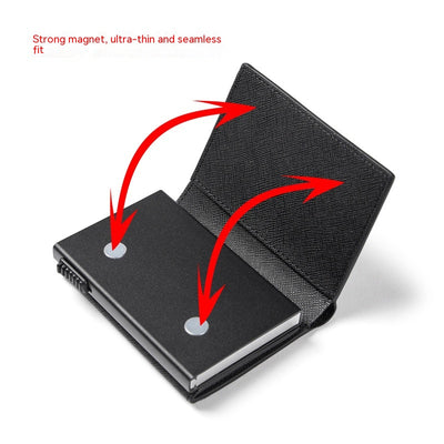 Billetera Inteligente de Fibra de Carbono con Bloqueo RFID y Múltiples Compartimentos - Image 8