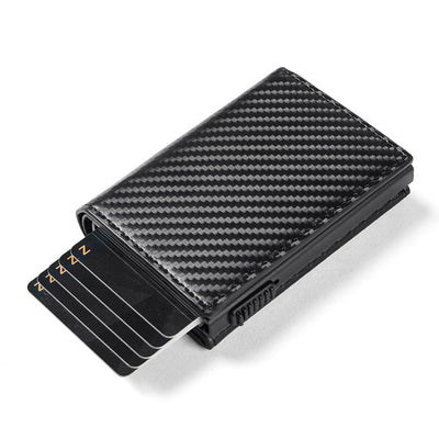 Billetera Inteligente de Fibra de Carbono con Bloqueo RFID y Múltiples Compartimentos - Image 12