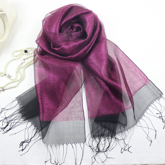 Pañuelo de Seda Doble Capa Premium para Mujer - Elegancia y Sofisticación - Image 26