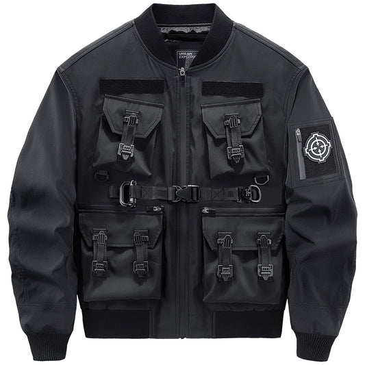 Abrigo Holgado de Trabajo - Corte Oversized Profesional