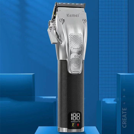 Cortadora Profesional de Cabello con Carga Base, Voltaje Universal y Pantalla LED - Image 8