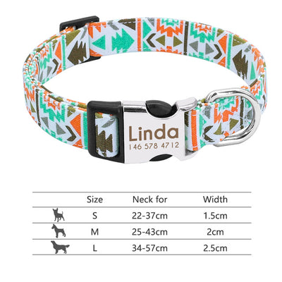 Collar de Nylon para Perro con Placa Identificadora Personalizada - Image 6