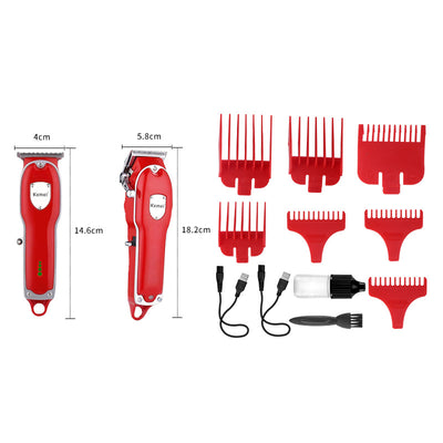 Cortadora Profesional de Cabello con Grabado, Recargable y Alta Potencia - Image 14