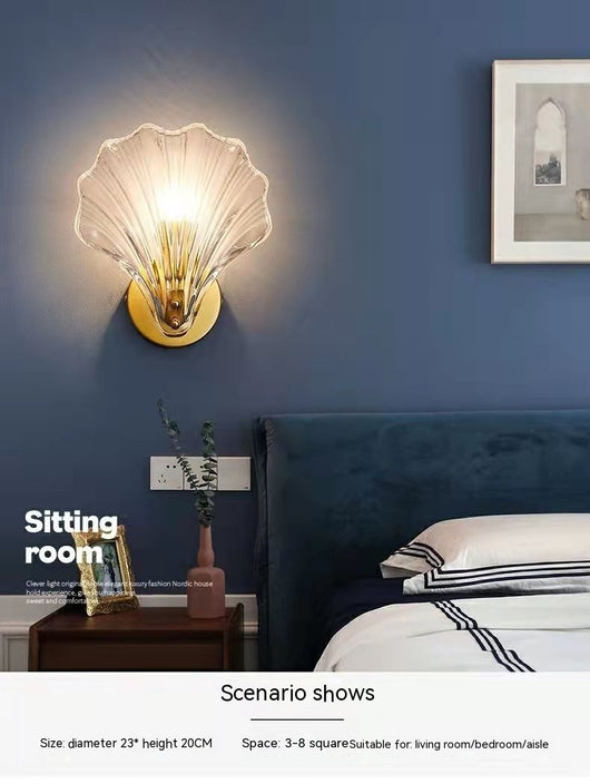 Lámpara de Pared de Cristal para Dormitorio - Diseño Italiano Minimalista - Image 10