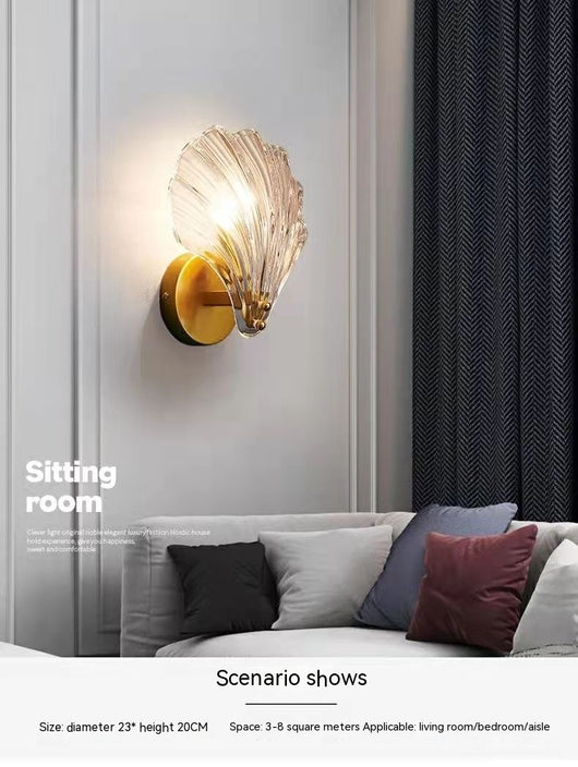 Lámpara de Pared de Cristal para Dormitorio - Diseño Italiano Minimalista - Image 11