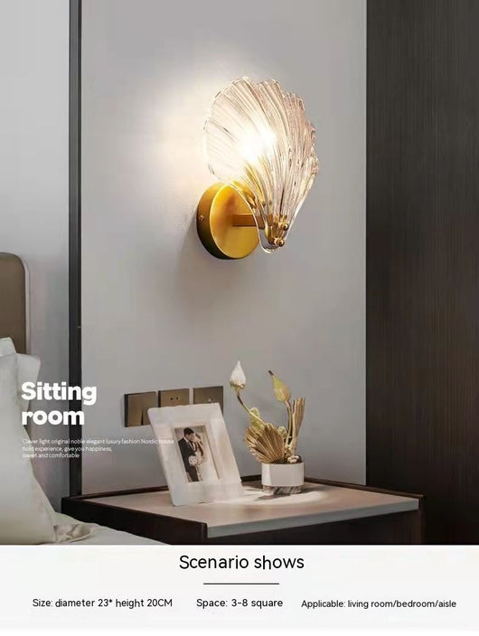 Lámpara de Pared de Cristal para Dormitorio - Diseño Italiano Minimalista - Image 13
