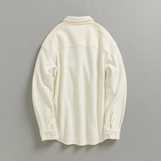 Camisa de Lana Vintage para Hombre de Manga Larga - Image 19