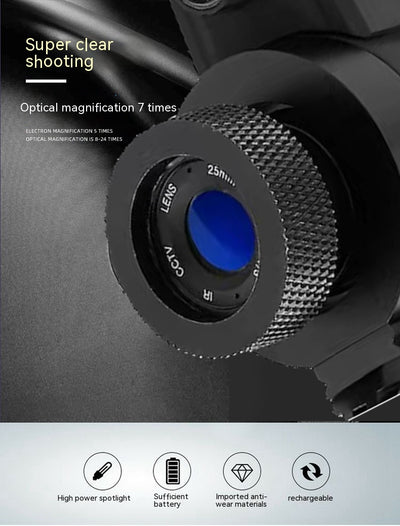 Telescopio de Visión Nocturna Infrarroja HD con Láser de Puntería - Image 9